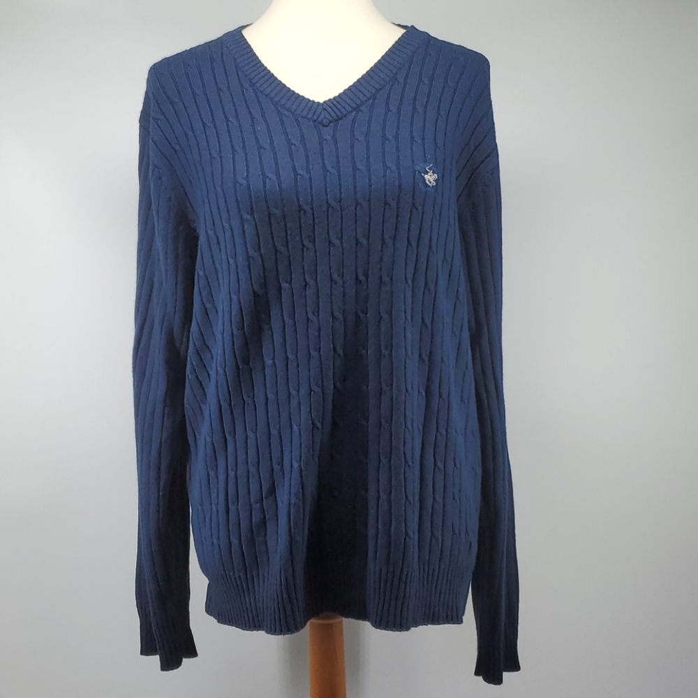 BEVERLY HILLS POLO CLUB PULL OVER SWEATER